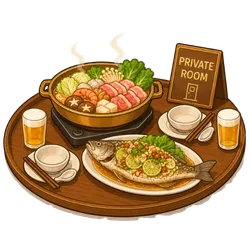 โปรโมทร้านอาหารสังสรรค์ ร้านอาหารจัดเลี้ยง ห้องส่วนตัว ร้านอาหารสำหรับงานเลี้ยง ใกล้ฉัน กรุงเทพ ใกล้สะพานใหม่