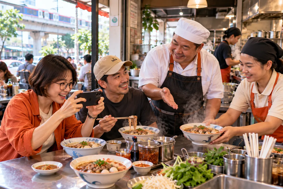 โปรโมทร้านก๋วยเตี๋ยวเปิดใหม่ ใกล้สะพานใหม่ ร้านขายก๋วยเตี๋ยวเรือ ต้มยำ เย็นตาโฟ รีวิวร้านก๋วยเตี๋ยวอร่อย สะพานใหม่ | สะพานใหม่.com