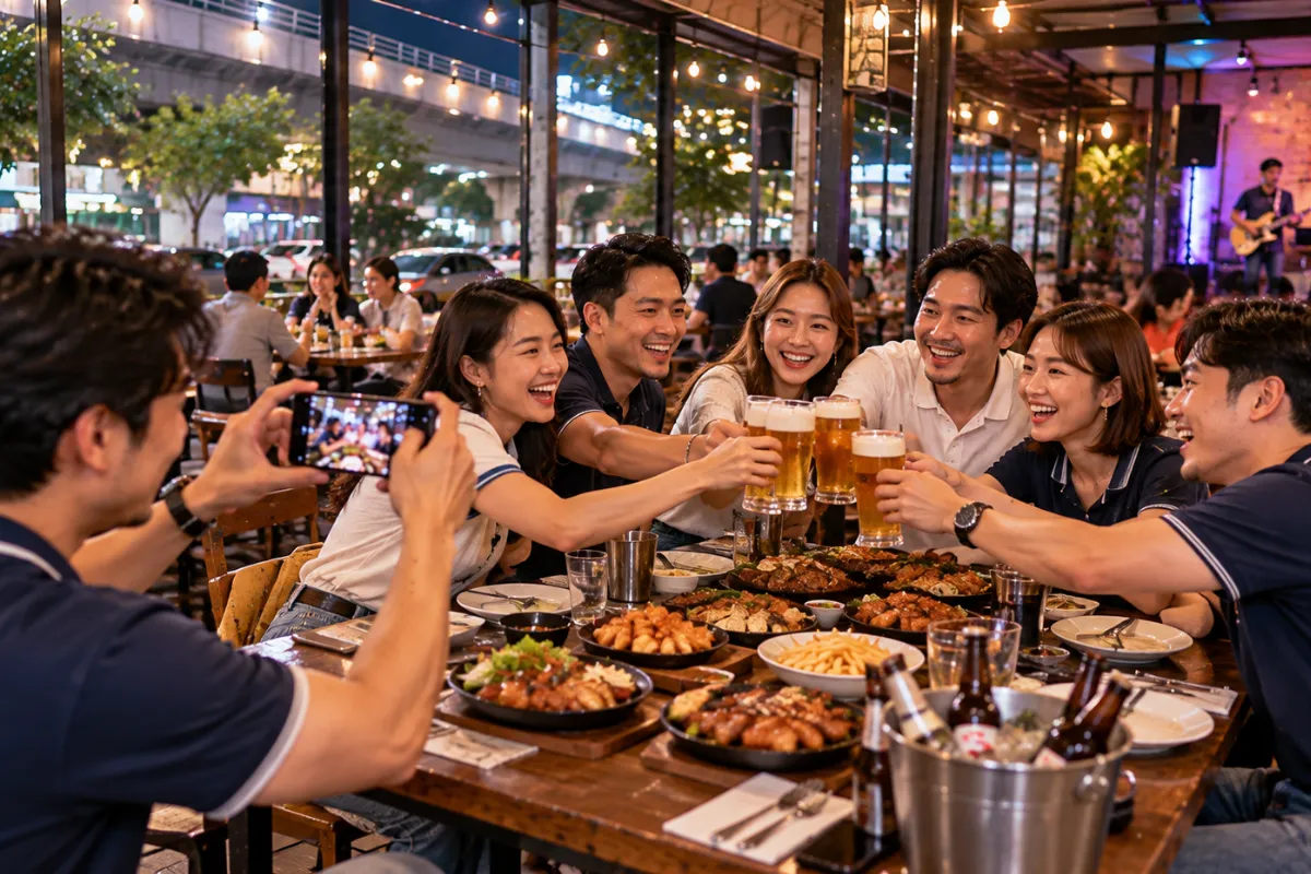 โปรโมทร้านเบียร์เปิดใหม่ ใกล้สะพานใหม่ ร้านขายอาหารย่าง ของทอด อาหารแชร์ รีวิวร้านเบียร์อร่อย สะพานใหม่ | สะพานใหม่.com